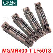 Inserções de ferramentas de giro cnc, ferramentas de torno para metal de corte em aço para argolas, lf6018, mgmn 400 t, lf6018 2024 - compre barato