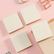 100 Sheets Kawaii Kraft Paper Dotted Line Grid Memo Pad N Times Sticky Notes Bookmark School Office Supplies Escolar Papelaria 2024 - buy cheap
