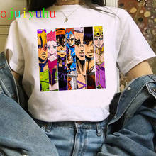 Jojo Bizarre Adventure Funny T Shirt Men Cool Anime Harajuku T-shirt Summer Hip Hop Tshirt  Streetwear Top Tees Male Women 90s 2024 - buy cheap