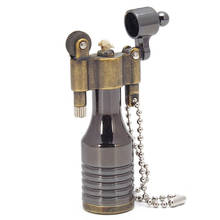 Retro Bullet Free Fire Torch Lighter Flint Grinding Wheel Oil Lighter Key Chain Metal Cigar Cigarette Lighter Gadget For Man 2024 - buy cheap