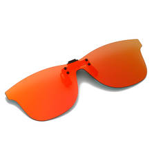 Солнцезащитные очки с клипсой для мужчин и женщин UV-400, поляризационные, квадратной формы, для вождения 2024 - купить недорого