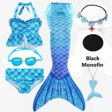 NEW Arrival Pretty Girl Halloween Party  Mermaid tail  Beach Bikini can add Monofin Fin Suit Costume Cosplay Swimmable Swimsuit 2024 - buy cheap
