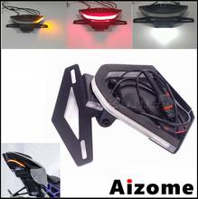 Motorcycle Fender Eliminator LED Turn Signal Lamps License Plate Light Holder Bracket Tail Tidy Kit For BMW S1000RR 2020 2021 2024 - buy cheap