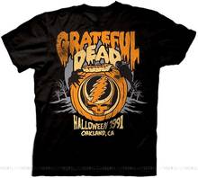 Camiseta con estampado de calabaza para hombre y mujer, ropa informal de verano con estampado de "Grateful Dead" 2024 - compra barato