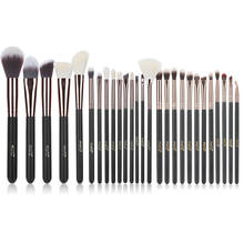 Msq-conjunto de pincéis de maquiagem pro, ouro rosê, 6, 12, 18, 21, 27, 15 peças, base, blusher, sombra, pó 2024 - compre barato