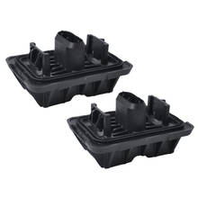 Pacote com 2 trilhos protetores de borracha, para bmw série 1, 3, 4, 6, 2012-2017 2024 - compre barato