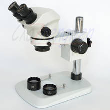 Новое поступление, бинокулярный стереомикроскоп FYSCOPE 3.5X-100X с настольной стойкой, Студенческий микроскоп с линзами 0.5x 2.0x светодиодный 2024 - купить недорого