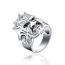 Shura gripace-Anillo de plata de primera ley para hombre, sortija, plata esterlina 925, estilo europeo y americano, 100%, 2019 2024 - compra barato