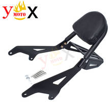 XVS 950 Backrest Rear Passenger Sissy Bar Bracket w/ Cushion Pad Luggage Rack Support For YAMAHA Bolt XVS950 XV950 2014-2019 2024 - buy cheap