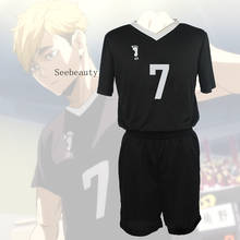 Haikyuu To the Top Cosplay Inarizaki High Jersey No.7 Miya Atsumu No.11 Osamu Miya Volleyball Uniform Volleyball Team Top+Shorts 2024 - buy cheap