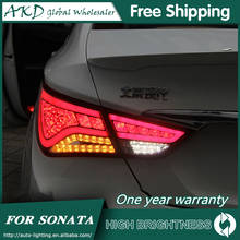For Hyundai Sonata 8 Tail Lamp 2011-2016 MK8 Led Fog Lights DRL Day Running Light Tuning Car Accessories Sonata Tail Lights 2024 - buy cheap