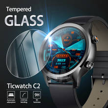 Vidro temperado premium 9h para ticwatch, 5 peças, para relógio inteligente ticwatch c2, película protetora de tela, acessórios para ticwatch c2 2024 - compre barato