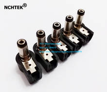 Adaptador conector macho NCHTEK de cobre en ángulo recto DC 5,5x2,1mm/envío gratis/5 unidades 2024 - compra barato