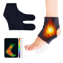 1 par de protetores de tornozelo ajustáveis, terapia magnética espontânea, autoaquecimento, suporte de tornozelo, atadura protetora, cuidados com a saúde 2024 - compre barato