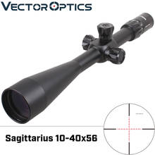 Vector Optics Sagittarius 10-40x56 FFP Riflescope Hunting Shooting Rifle Scope Parallax from 12 Yards Illuminated MOA Reticles 2024 - buy cheap