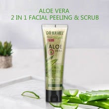 Dr. rashel aloe vera 2 em 1 facial peeling esfoliante gel suave blackhead poros limpeza controle de óleo 100 ml 2024 - compre barato