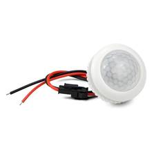 Sensor de movimento pir, 220v, liga/desliga, detector infravermelho, módulo de sensor de corpo humano, controle de luz, 50hz 2024 - compre barato