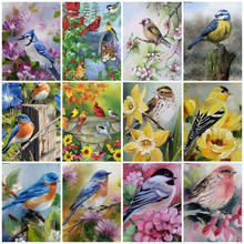 Diamond Painting Animlas Full Square/Round Diamond Embroidery Bird Cross Stitch Rhinestones Art Home Decor Bead Picture Kits 2024 - buy cheap