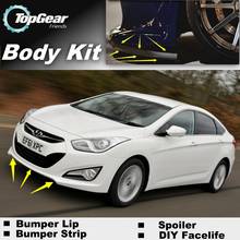 For Hyundai i40 Bumper Lip / Front Spoiler Deflector For TopGear Friends Car Tuning View / Body Kit / Strip Skirt 2024 - buy cheap