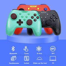 2021 New for Nintend Switch Pro Gamepad Wireless Bluetooth Game Joystick Controller Supports NFC Functions Wake Up Turbo 2024 - buy cheap