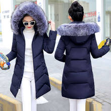Fake Fox Fur Womens Parkas Warm Long Outwear Winter Hooded Coat Female Winter Jacket Women's Winter Down Jackets And Coats 2024 - buy cheap