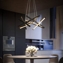 Металлическая люстра в скандинавском стиле, индивидуальная Современная Минималистичная лампа для гостиной, ресторана, ветки, спальни 2024 - купить недорого