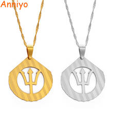 Anniyo Map of the Barbados Island Pendant Necklaces Barbados Maps Gold Color Silver Color Jewelry Gifts #204921 2024 - buy cheap