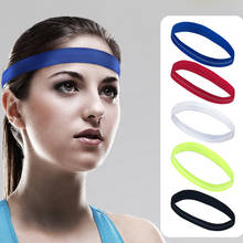 QFashion Sport Elastic Headband Anti-slip Yoga Hair Bands Sweatband Headband Running Yoga Gym Headwear Hair Accessories Women  2024 - buy cheap