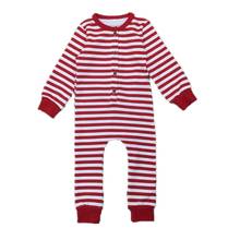 COSPOT Baby Girls Boys Christmas Romper Newborn Red Striped Jumpsuit Kids Christmas Pajamas Jumper 0-3Yrs 2022 New Arrive 50 2024 - buy cheap