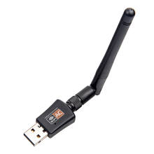 600 Мбит/с двухдиапазонный 5 ГГц беспроводной Lan USB ПК WiFi адаптер с антенной 802.11AC 2024 - купить недорого