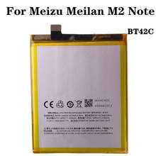 Batería de repuesto para teléfono Meizu Meilan Meizy M2 Note, 3100mAh, BT42C, alta calidad 2024 - compra barato
