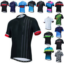 JPOJPO 2021 Pro Team Cycling Jersey Men Summer Bicycle Tops Breathable Mountian MTB Bike Jersey Racing Sport Cycling Shirt Black 2024 - buy cheap