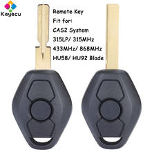 KEYECU KYDZ Remote Key With 3 Buttons 315LP 315MHz 433MHz 868MHz ID7944 Chip - FOB for BMW CAS2 5 Series E46 E60 E83 E53 E36 E38 2024 - buy cheap