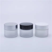 1pcs 100g Glass Cream Jars Cosmetic Packaging With Lid Plastic Caps & Inner Liners Round Empty Small Glass Jars 2024 - buy cheap