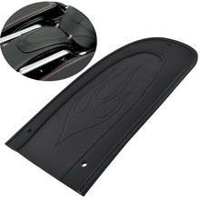 Flame Stitch Leather Motorcycle Rear Fender Bib Cover Pad Accessories For Harley Touring Electra Road Street Glide 1996-2018 2024 - buy cheap