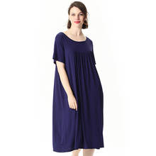 Nightgowns Novelty Spring Summer Women Comfortable Nightdress Short Sleeve Nightshirt Home Dress Loose pijamas new 2020 2024 - buy cheap