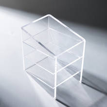 Acrylic Transparent Pen Holder Creative Multifunctional Office Pen Holder Storage Box Desktop Furnishings Pen Box Office Stores 2024 - buy cheap