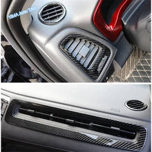 Lapetus, автомобильный Стайлинг, боковой кондиционер, выход переменного тока, вентиляционное отверстие, комплект, подходит для Honda Vezel HR-V 2014-2019, хром, АБС, углеродное волокно 2024 - купить недорого