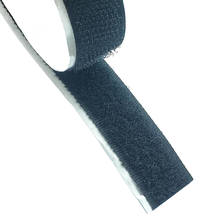 20 мм * 200 мм Velcros клей черный волшебный кран самоклеющиеся Velcros липучка застежка нейлоновая наклейка лента сильный клей 1 пара 2024 - купить недорого