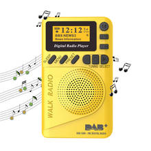 P9 Mini Radio DAB Digital Radio FM Digital Demodulator Built-in Speaker Portable MP3 Player For Walking Running Fitness Leisure 2024 - buy cheap