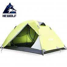 Outdoor Ultralight 2 People Camping Tent Double Layer Rainproof Waterproof Windproof Breathable Aluminum Pole Snow Hiking Tents 2024 - buy cheap