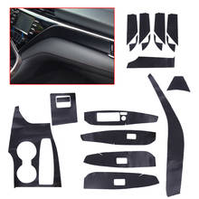 Car Interior Center Console Steering Wheel Gear Panel Decor Sticker Kit 3D PVC Fit for Toyota Camry 2018 2019 2020 2024 - buy cheap