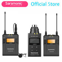 Saramonic-microfone de lapela observmic9 kit5/kit6 uhf, sem fio, com função de monitor de áudio, câmera, microfone para smartphones dslr 2024 - compre barato