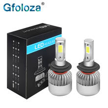 Lâmpada automotiva led para farol de neblina, 2 peças, h7, h11, alta potência, cob, 72w, 8000lm, 6000k, 12v, branca 2024 - compre barato