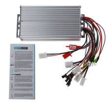 Controlador de Motor sin escobillas de 36V-48V, 500W, 12 tubos de alambre para bicicleta eléctrica, triciclo, bicicleta eléctrica, Scooter, Sensor de modo Dual 2024 - compra barato