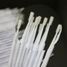 Microcepillo desechable para laboratorio Dental, aplicador de hisopo flexible, cilíndrico, Color blanco, 200mm, paquete de 1,2 Uds. 2024 - compra barato