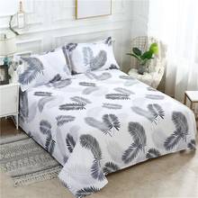 34 3 Pcs Bed Set 1 Pc Bed Sheet + 2 Pillowcase Queen King Twin Size Cotton/Polyester Flat Sheet Bed Linen Fitted Sheet Bedsheets 2024 - buy cheap