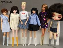 Вязаные Гетры, кукольные носки для куклы Барби, средние Носки для куклы блайз, кукольные наряды 1/6, аксессуары для кукол, детская игрушка 2024 - купить недорого