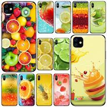 Чехол для телефона с красочными фруктами для iPhone 11 12 pro XS MAX 8 7 6 6S Plus X 5S SE 2020 XR mini 2024 - купить недорого