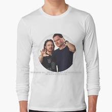 Fassbender And Mcavoy Long Sleeve T Shirt 100% Pure Cotton Big Size Michael Fassbender James Mcavoy Xmen Photoshoot Friends 2024 - buy cheap